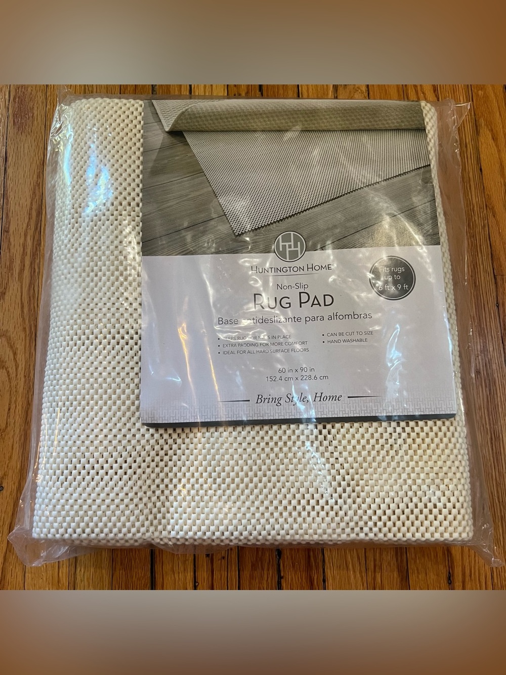 Huntington Home White Non-Slip Rug Pad
